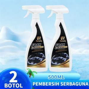 Paket 2 Botol Pembersih Busa Multifungsi Ronchi Foam Cleaning 500ml | Pembersih Mobil & Rumah Hemat Harga