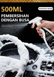 Paket 2 Botol Pembersih Busa Multifungsi Ronchi Foam Cleaning 500ml | Pembersih Mobil & Rumah Hemat Harga - Gambar 2