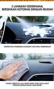Paket 2 Botol Pembersih Busa Multifungsi Ronchi Foam Cleaning 500ml | Pembersih Mobil & Rumah Hemat Harga - Gambar 13